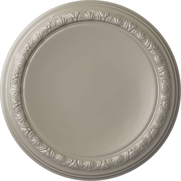 Ekena Millwork Carlsbad Ceiling Medallion (Fits Canopies up to 14 1/4"), 19 1/2"OD x 1 3/4"P, Pearl White CM19CAPWS - main